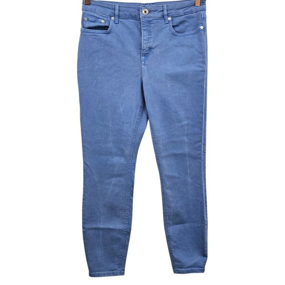 Vineyard Vines Womens 30 Blue Garment Dyed High Rise Sknny Jeans